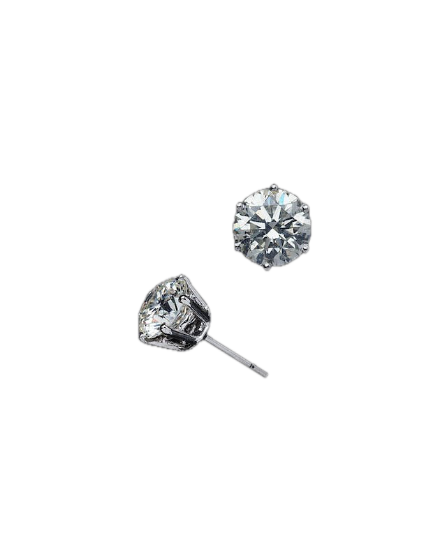 Zlaté náušnice s diamanty